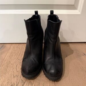 Chinese Laundry Black Heeled Boots